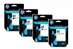 HP #82 Designjet 111 120 510 20ps 50ps Ink (Genuine)