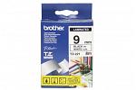 Brother TZ221 Laminated Black on White Tape - 9mm x 8m (Genuine)