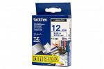 Brother TZ233 Laminated Blue on White Tape - 12mm x 8m (Genuine)