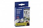 Brother TZE-FX231 Flexible Black on White Tape - 12mm x 8m (Genuine)