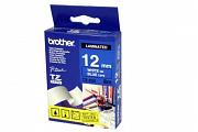 Brother PT-9500PC Laminated White on Blue Tape - 12mm x 8m (Genuine)