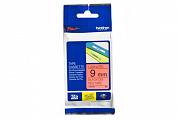 Brother PT-9500PC Laminated Black on Red Tape - 9mm x 8m (Genuine)