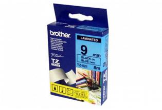 Brother PT-9500PC Laminated Black on Black Tape - 9mm x 8m (Genuine)